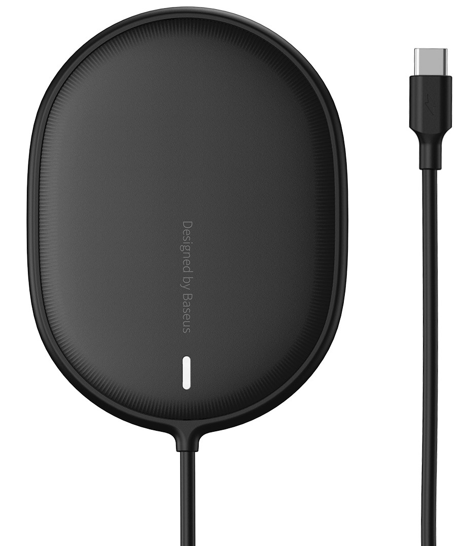 Беспроводное зарядное устройство Baseus Light Magnetic с технологией Qi 15W 2A Черный
Беспроводное зарядное устройство Baseus Light Magnetic с технологией Qi 15W 2A Черный