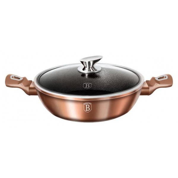 Сотейник Berlinger Haus Rose Gold Ø28см (3.8л) с крышкой, индукционная с антипригарным покрытием
Сотейник Berlinger Haus Rose Gold Ø28см (3.8л) с крышкой, индукционная с антипригарным покрытием