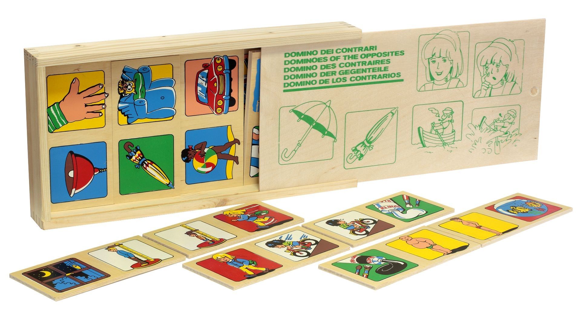 Настольная игра домино Противоположности 20 деталей Lam Toys 15,5х7,7х0,5 см (det0001345) Разноцветный
Настольная игра домино Противоположности 20 деталей Lam Toys 15,5х7,7х0,5 см (det0001345) Разноцветный