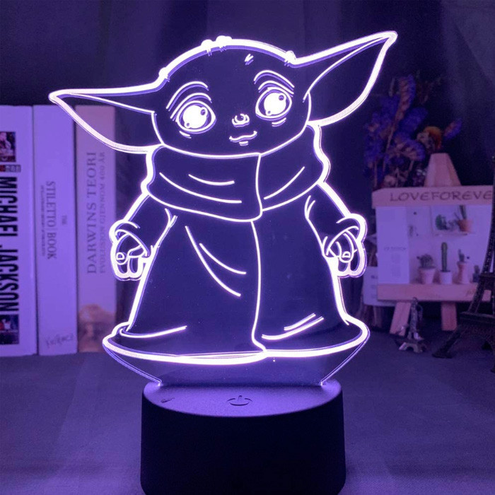 Настольный светильник-ночник Маленький Йода 3D MOON LAMP Little Yoda 16 Цветов Мандалорец (7297)
Настольный светильник-ночник Маленький Йода 3D MOON LAMP Little Yoda 16 Цветов Мандалорец (7297)