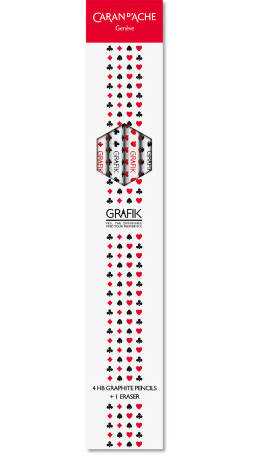 Набор Карандашей Caran d'Ache Grafik (4шт. HB + ластик) - FSC (343.401) (7630002329521)
Набор Карандашей Caran d'Ache Grafik (4шт. HB + ластик) - FSC (343.401) (7630002329521)