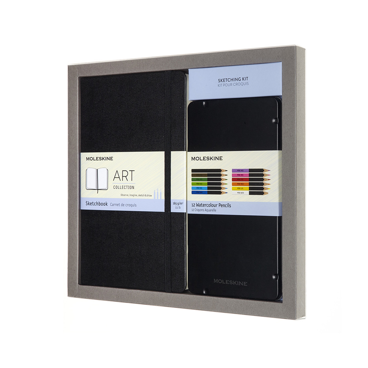 Подарочный набор Moleskine Art Блокнот Средний для Набросков Черный + 12 Карандашей (8058647620404)
Подарочный набор Moleskine Art Блокнот Средний для Набросков Черный + 12 Карандашей (8058647620404)