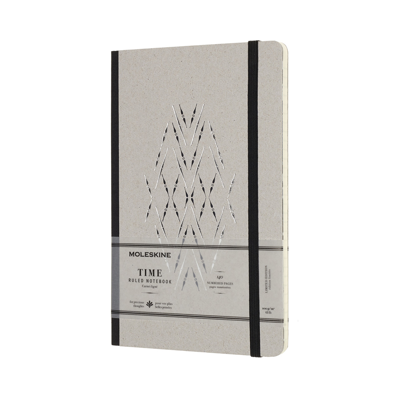 Блокнот Moleskine Limited Time Средний (13х21 см) 140 страниц в Линейку Черный (8058341710760)
Блокнот Moleskine Limited Time Средний (13х21 см) 140 страниц в Линейку Черный (8058341710760)