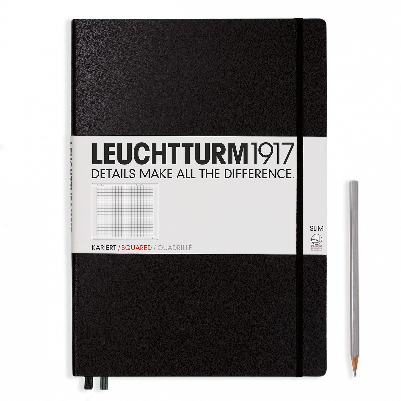 Блокнот Leuchtturm1917 Большой Slim Чёрный В точку (22,5х31,5 см) (321149) (4004117328183)
Блокнот Leuchtturm1917 Большой Slim Чёрный В точку (22,5х31,5 см) (321149) (4004117328183)