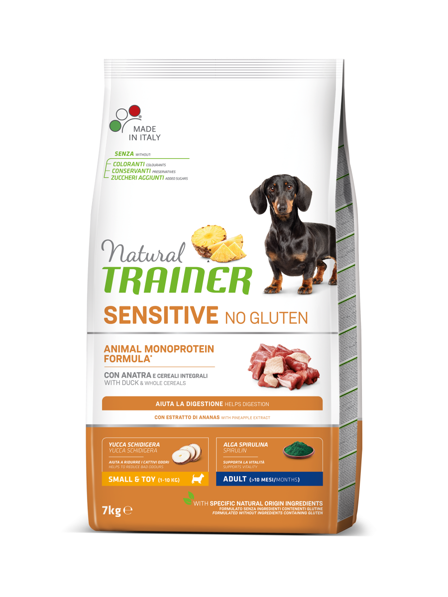 Сухой корм для собак Trainer Natural Sensitive No Gluten Mini Adult Duck 2 кг
Сухой корм для собак Trainer Natural Sensitive No Gluten Mini Adult Duck 2 кг