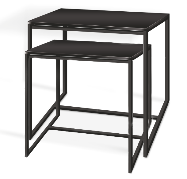 Комплект столов журнальных Куб 400 и Куб 450 - Антрацит / черный (Loft Cub Black-black)
Комплект столов журнальных Куб 400 и Куб 450 - Антрацит / черный (Loft Cub Black-black)