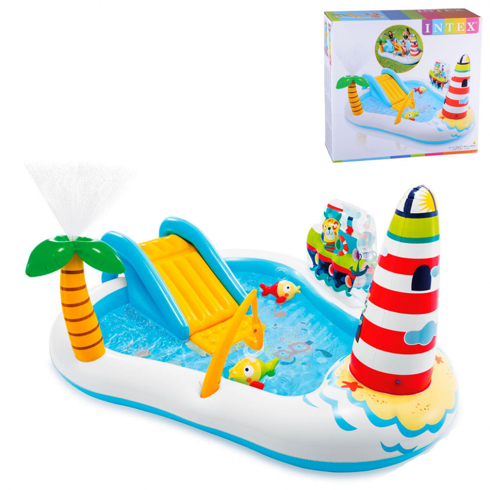 Водный Игровой Центр "Веселая Рыбалка" Intex. Размер: 218х188х99 см. Объём 182 литра.
Водный Игровой Центр "Веселая Рыбалка" Intex. Размер: 218х188х99 см. Объём 182 литра.