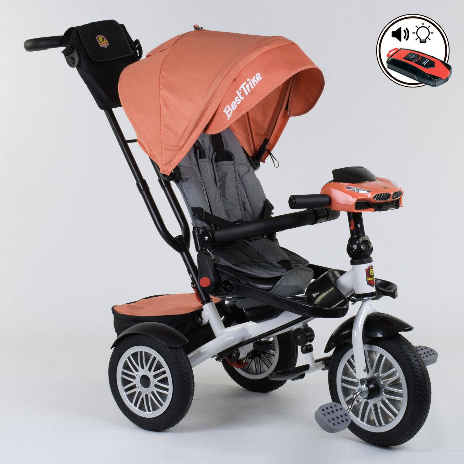 Велосипед 3-х колёсный Best Trike с поворотным сиденьем 9288 В - 4716, складной руль, надувные колеса
Велосипед 3-х колёсный Best Trike с поворотным сиденьем 9288 В - 4716, складной руль, надувные колеса