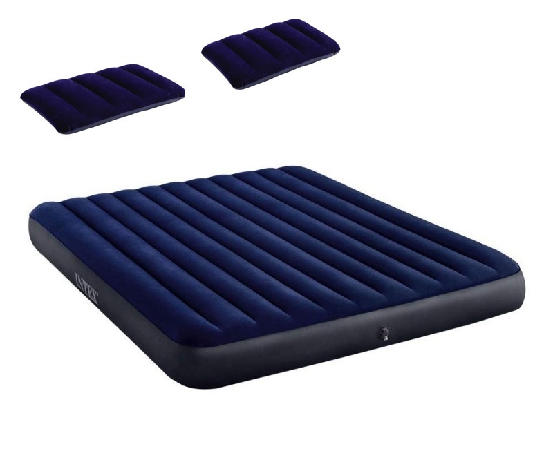 Двухместный надувной матрас Intex 64755-1 Classic Downy с двумя подушками 183 x 203 x 25 см Синий NEW 2020 (RT-64755-1)
Двухместный надувной матрас Intex 64755-1 Classic Downy с двумя подушками 183 x 203 x 25 см Синий NEW 2020 (RT-64755-1)