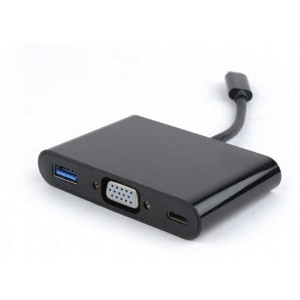 Адаптер Cablexpert (A-CM-VGA3in1-01) USB3.1 Type C - Type-C/USB3.0/VGA, 0.15 м, черный
Адаптер Cablexpert (A-CM-VGA3in1-01) USB3.1 Type C - Type-C/USB3.0/VGA, 0.15 м, черный
