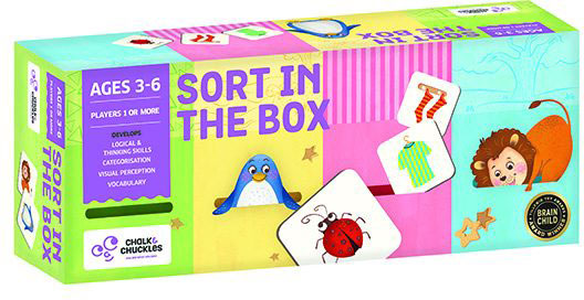 Настольная игра для детей Chalk & Chuckles Sort in the Box (CCPPL005) (8906045560054)
Настольная игра для детей Chalk & Chuckles Sort in the Box (CCPPL005) (8906045560054)