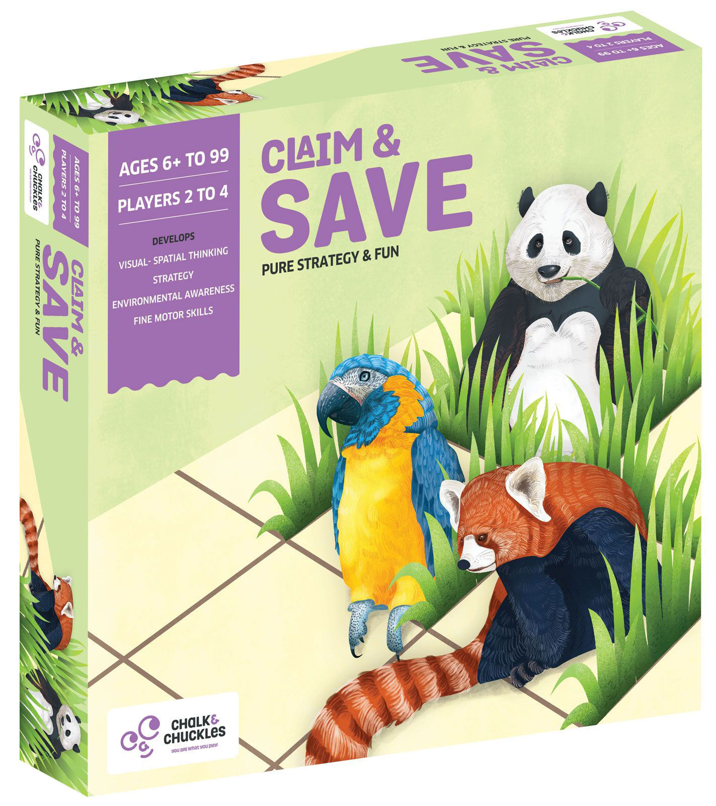 Настольная игра для детей Chalk & Chuckles Claim & Save (CCPPL033) (8906045560337)
Настольная игра для детей Chalk & Chuckles Claim & Save (CCPPL033) (8906045560337)
