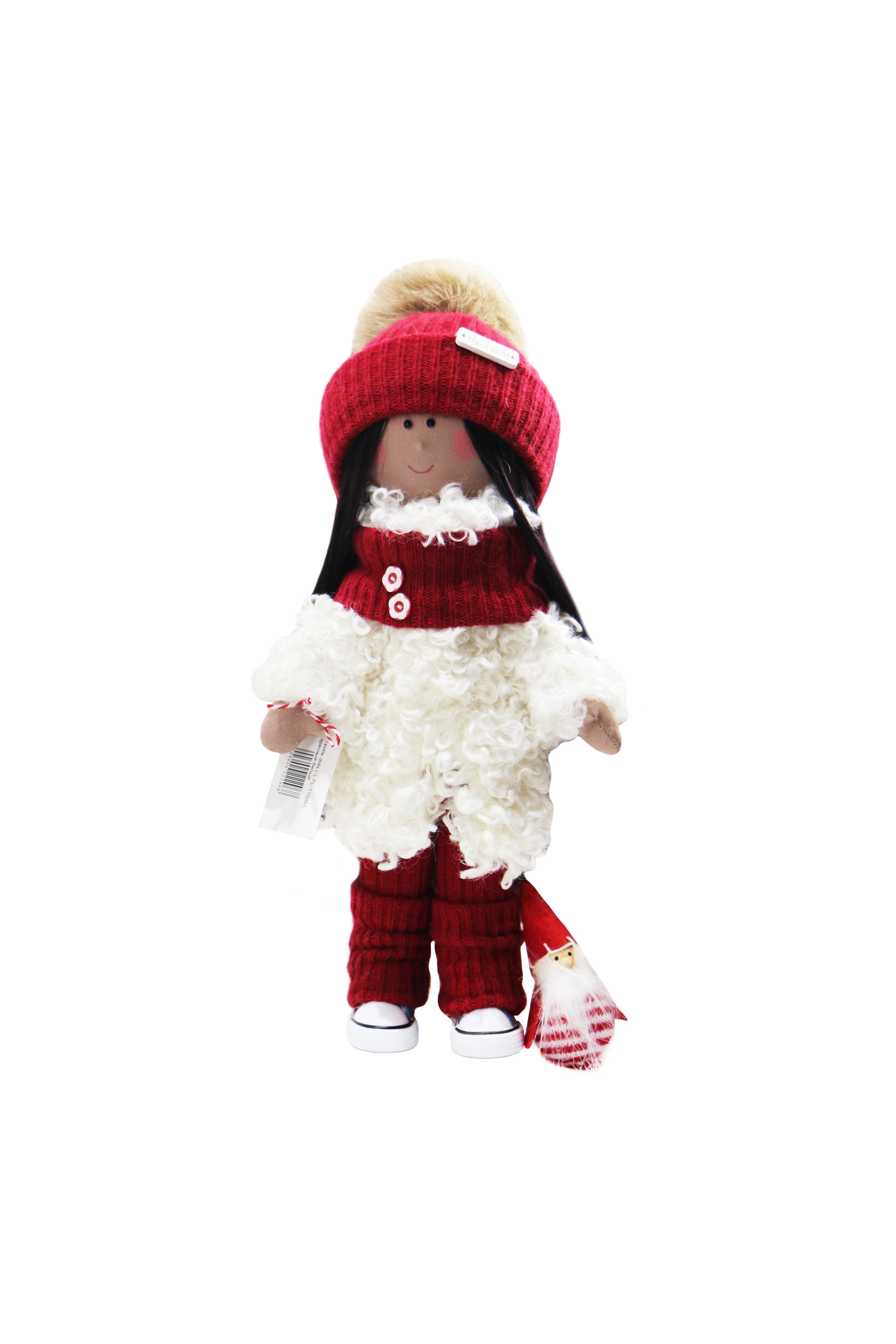Текстильная кукла ручной работы в белой шубке Textile dolls красный-белый PL-110001
Текстильная кукла ручной работы в белой шубке Textile dolls красный-белый PL-110001