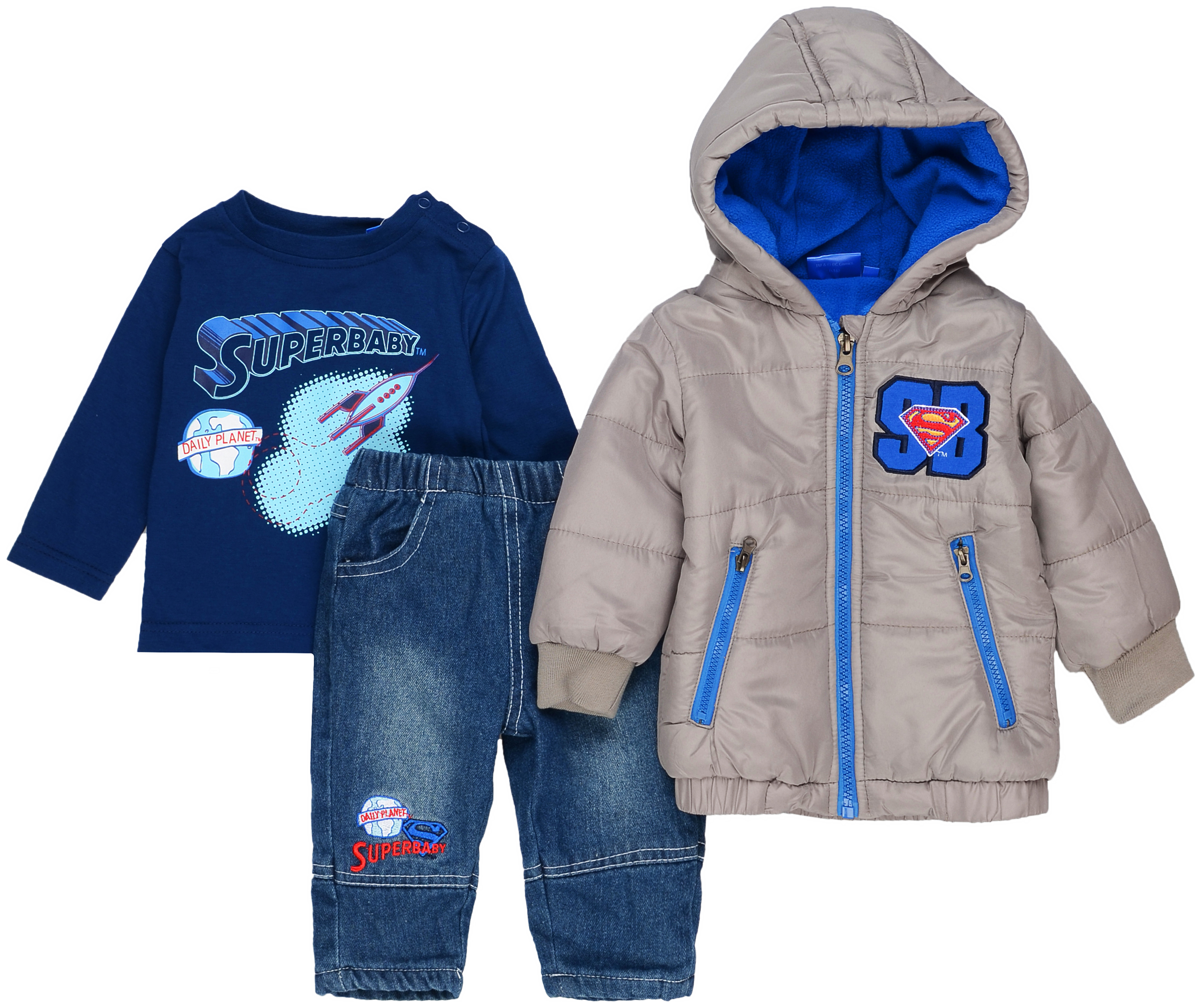 Комплект (куртка + джинсы + футболка с длинными рукавами) Disney Superbaby APH0165 67 см Grey
Комплект (куртка + джинсы + футболка с длинными рукавами) Disney Superbaby APH0165 67 см Grey