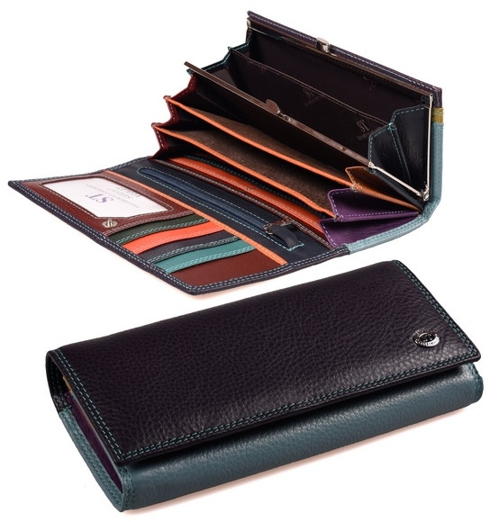 Женский кожаный кошелек ST SB237 VIOLET-LIGHT BLUE
Женский кожаный кошелек ST SB237 VIOLET-LIGHT BLUE