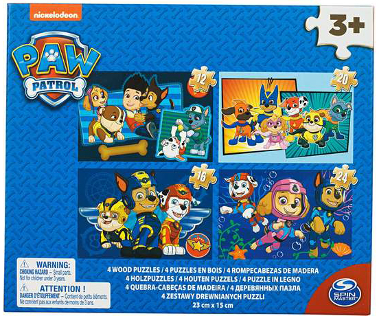 Пазл деревянный Spin Master 4 в 1 Щенячий Патруль (SM98490/6040049) (778988528402)
Пазл деревянный Spin Master 4 в 1 Щенячий Патруль (SM98490/6040049) (778988528402)
