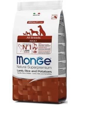 Сухой корм для собак всех пород Monge DOG All breeds Adult ягненок с рисом 15 кг
Сухой корм для собак всех пород Monge DOG All breeds Adult ягненок с рисом 15 кг