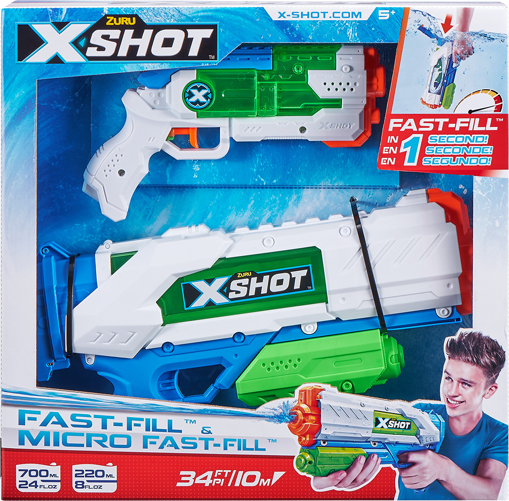 Набор водных бластеров Zuru X-Shot Fast Fill Medium And Small (56225) (193052010865)
Набор водных бластеров Zuru X-Shot Fast Fill Medium And Small (56225) (193052010865)