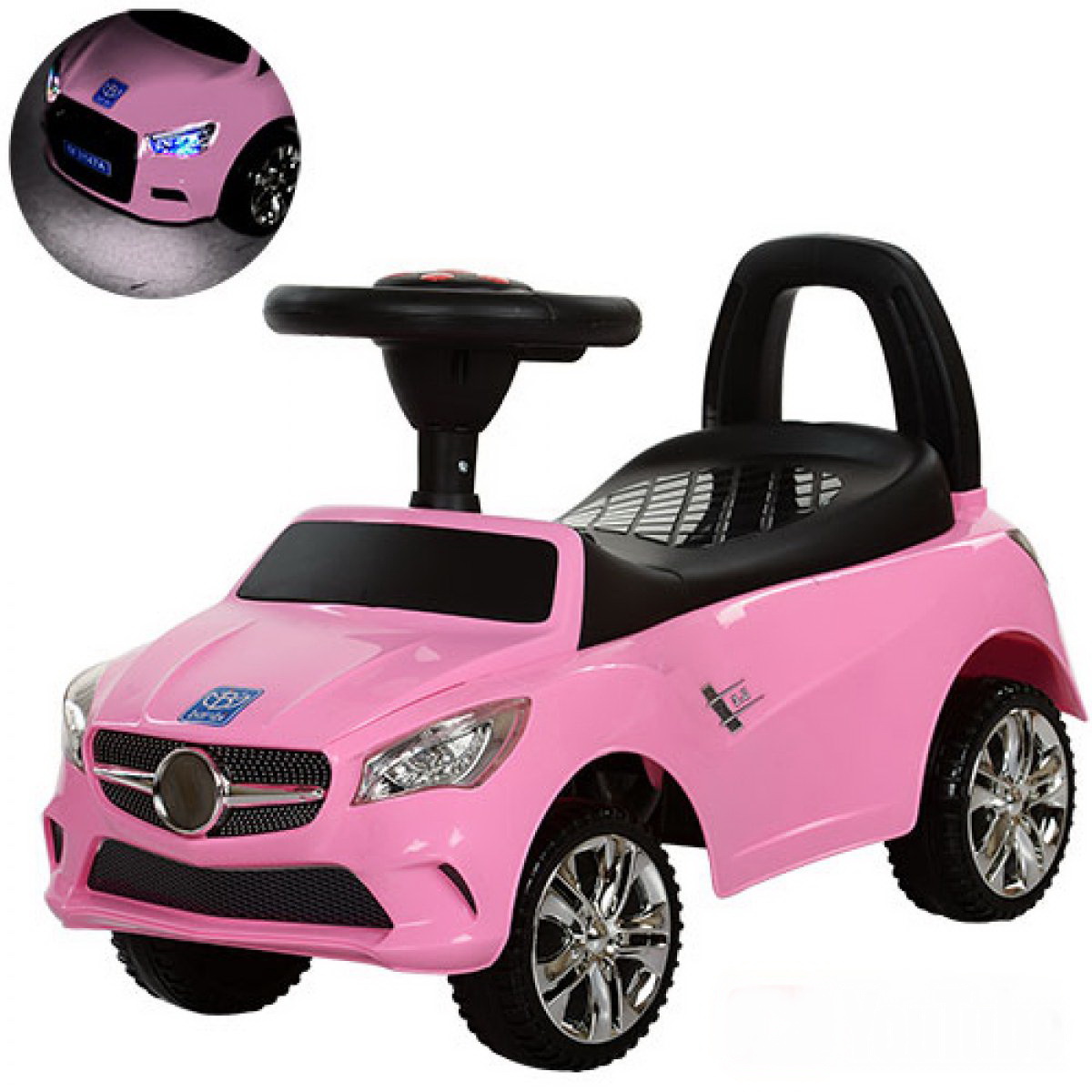Толокар-каталка Mercedes на колесах с резиновым покрытием, Bambi M 3147C-8 розовая
Толокар-каталка Mercedes на колесах с резиновым покрытием, Bambi M 3147C-8 розовая