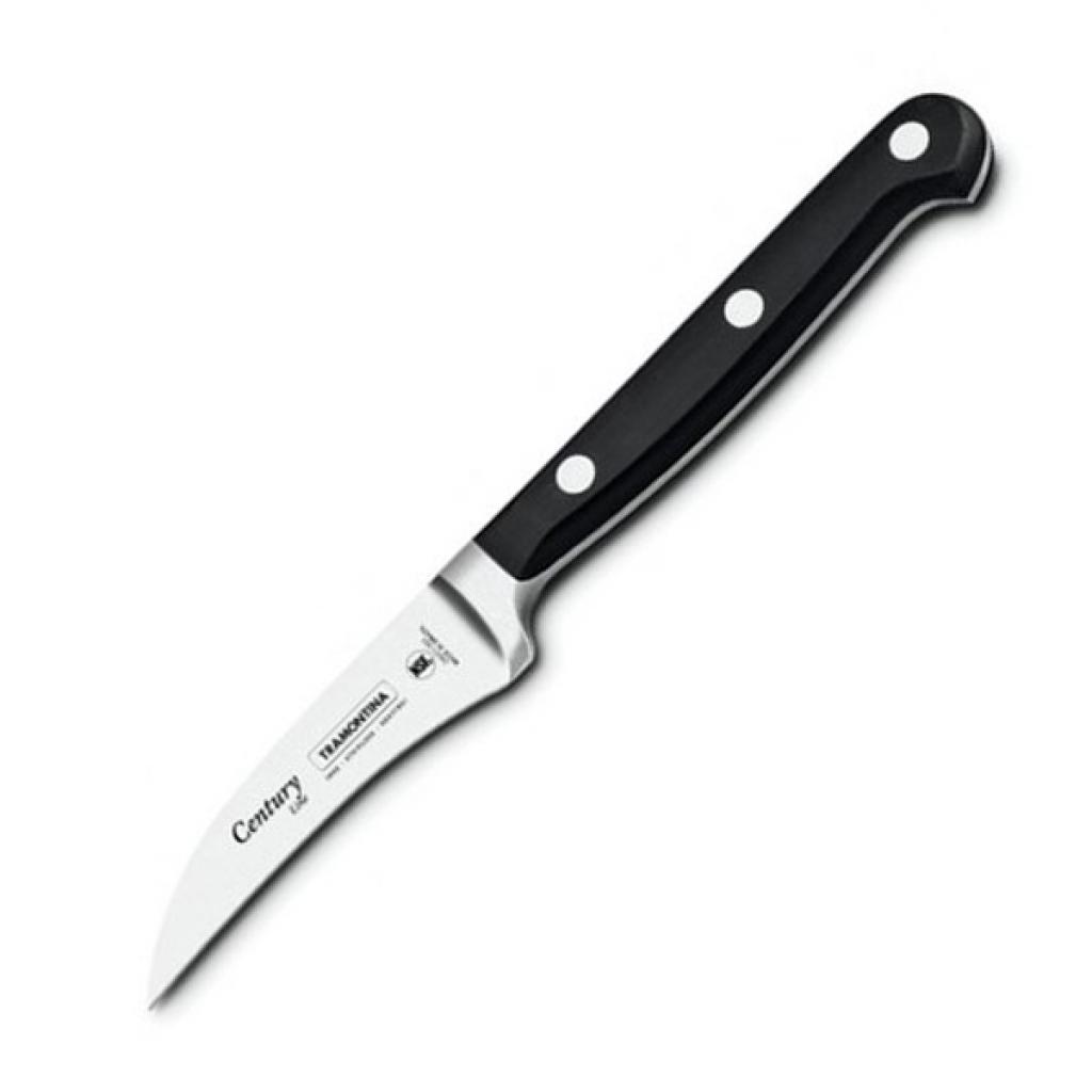 Кухонный нож Tramontina Century для чистки овощей 76 мм, загнутый Black (24001/103)
Кухонный нож Tramontina Century для чистки овощей 76 мм, загнутый Black (24001/103)