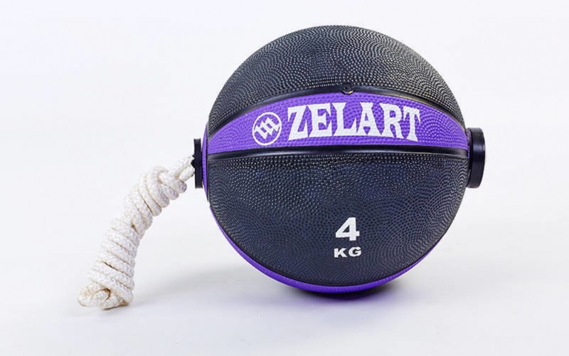 Мяч медицинский медбол с веревкой Zelart Medicine Ball FI-5709-4 4кг Violet (PS01145)
Мяч медицинский медбол с веревкой Zelart Medicine Ball FI-5709-4 4кг Violet (PS01145)