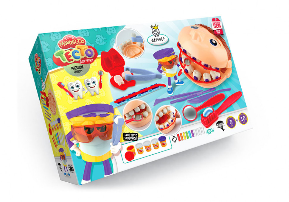 Набор креативного творчества "Тесто для лепки "Master Do" ДАНТИСТ Danko Toys TMD-12-01U
Набор креативного творчества "Тесто для лепки "Master Do" ДАНТИСТ Danko Toys TMD-12-01U