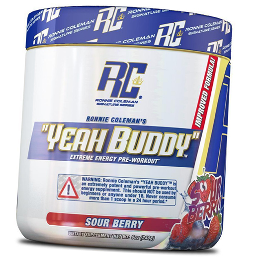 Предтренировочный комплекс Ronnie Coleman Yeah Buddy 30 порц. 240 грамм Ягоды (334692-2)
Предтренировочный комплекс Ronnie Coleman Yeah Buddy 30 порц. 240 грамм Ягоды (334692-2)