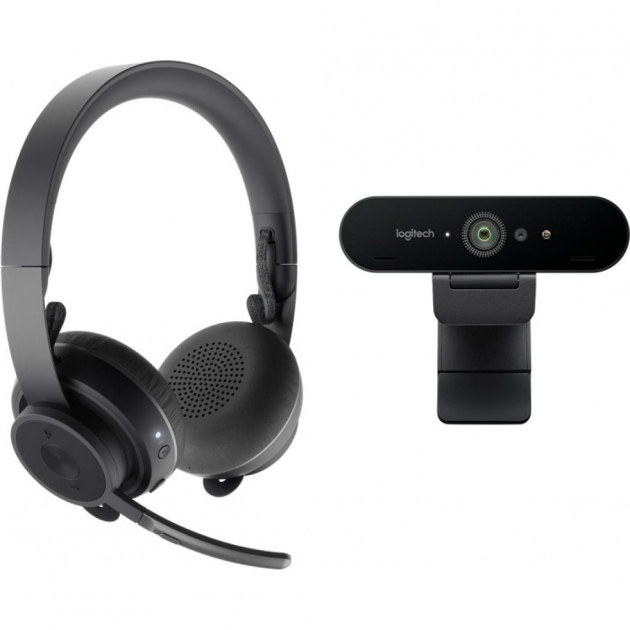 Навушники Logitech Pro Personal Video Collaboration Kit (Zone Wireless + BRIO) (991-000309)
Навушники Logitech Pro Personal Video Collaboration Kit (Zone Wireless + BRIO) (991-000309)