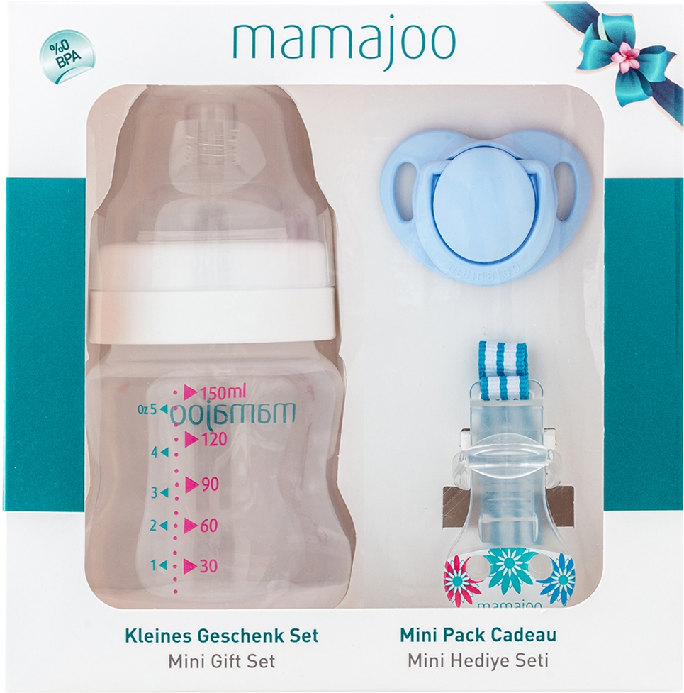 Мини подарочный набор Mamajoo с бутылкой серии Silver 150 мл Голубой (8697767123107)
Мини подарочный набор Mamajoo с бутылкой серии Silver 150 мл Голубой (8697767123107)