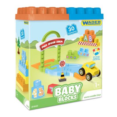 Конструктор Wader Baby blocks Мои первые кубики 30 элементов (41440) (10-550763)
Конструктор Wader Baby blocks Мои первые кубики 30 элементов (41440) (10-550763)