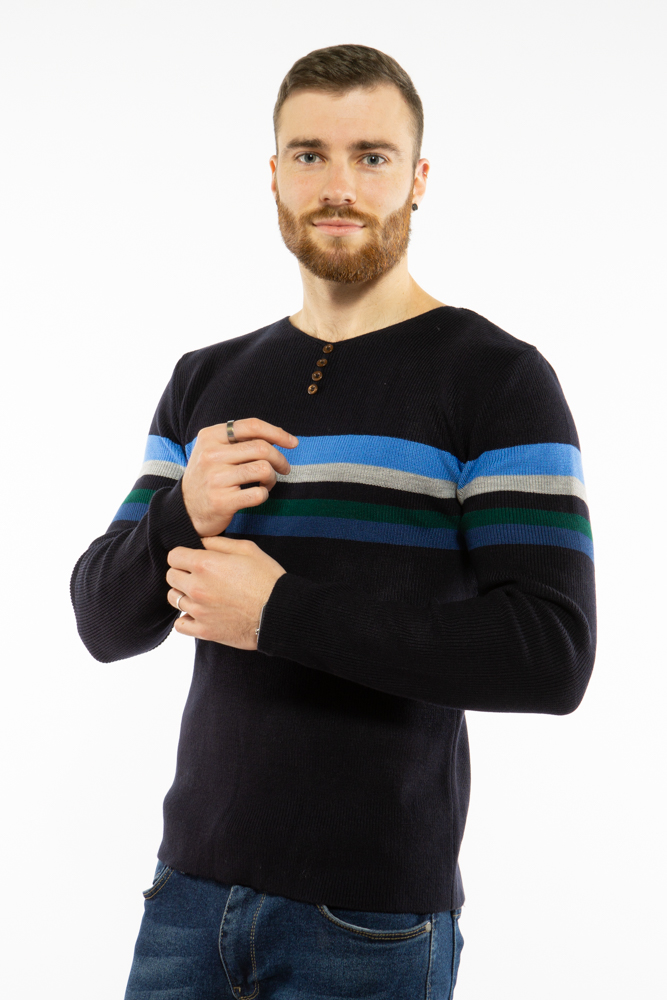 Джемпер декорированный пуговицами Time of Style 619F1870 - Чернильный, Джемпер декорированный пуговицами Time of Style 619F1870 S-M Чернильный
Джемпер декорированный пуговицами Time of Style 619F1870 - Чернильный, Джемпер декорированный пуговицами Time of Style 619F1870 S-M Чернильный