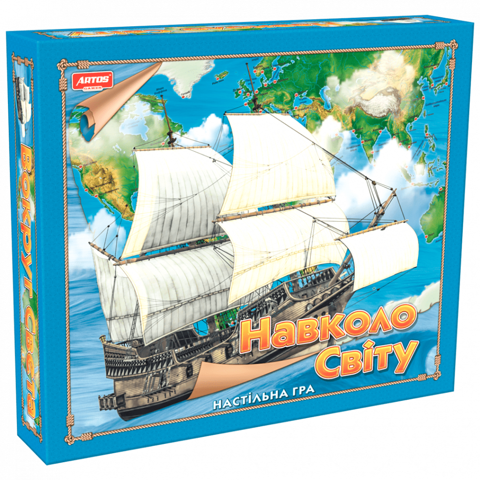 Настольная игра "Вокруг света" 0246
Настольная игра "Вокруг света" 0246