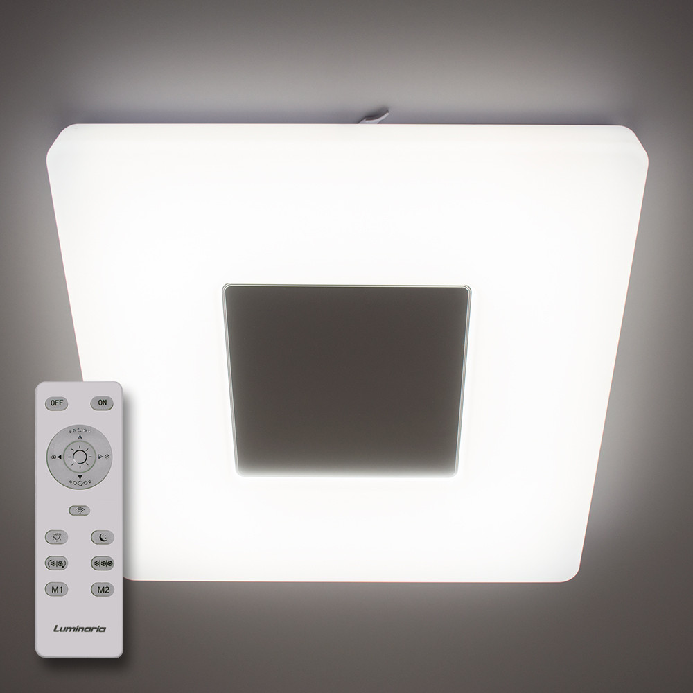 Потолочный светодиодный светильник с пультом ДУ LUMINARIA QUADRON 50W S470 WHITE 220V IP44
Потолочный светодиодный светильник с пультом ДУ LUMINARIA QUADRON 50W S470 WHITE 220V IP44