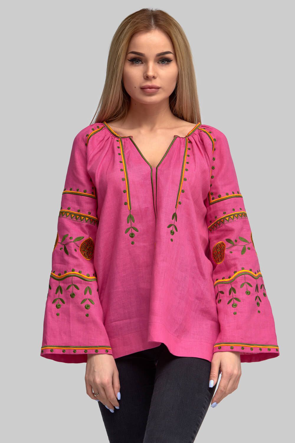 Жіноча вишиванка блуза Bright pink UKR-5183 UkrGlamour, Жіноча вишиванка блуза Bright pink 48 UKR-5183 UkrGlamour
Жіноча вишиванка блуза Bright pink UKR-5183 UkrGlamour, Жіноча вишиванка блуза Bright pink 48 UKR-5183 UkrGlamour