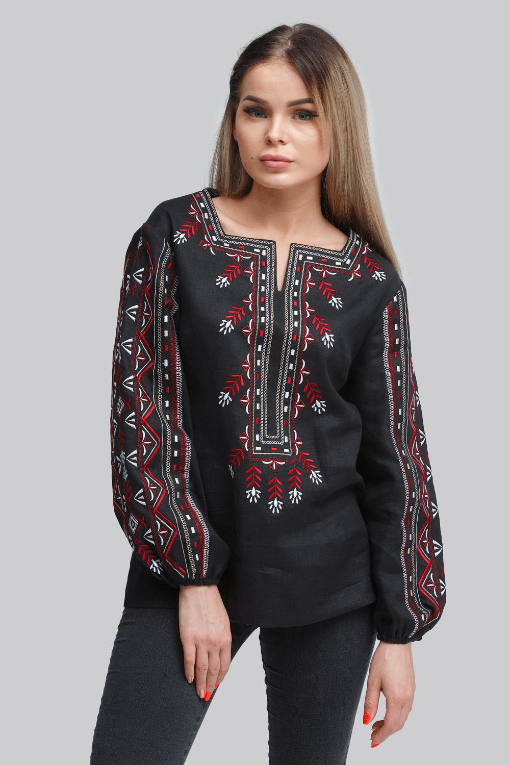 Жіноча вишиванка блуза Black UKR-5191 UkrGlamour, Жіноча вишиванка блуза Black 46 UKR-5191 UkrGlamour
Жіноча вишиванка блуза Black UKR-5191 UkrGlamour, Жіноча вишиванка блуза Black 46 UKR-5191 UkrGlamour