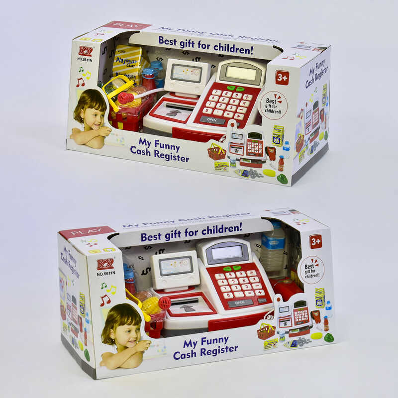 Детский кассовый аппарат 5611 My Funny Cash Register с микрофоном и калькулятором, свет, звук
Детский кассовый аппарат 5611 My Funny Cash Register с микрофоном и калькулятором, свет, звук