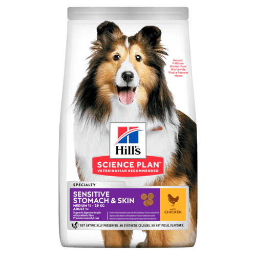 Сухой корм для собак Hill's Science Plan Canine Adult Sensitive Stomach & Skin Medium Chicken 2,5 кг
Сухой корм для собак Hill's Science Plan Canine Adult Sensitive Stomach & Skin Medium Chicken 2,5 кг