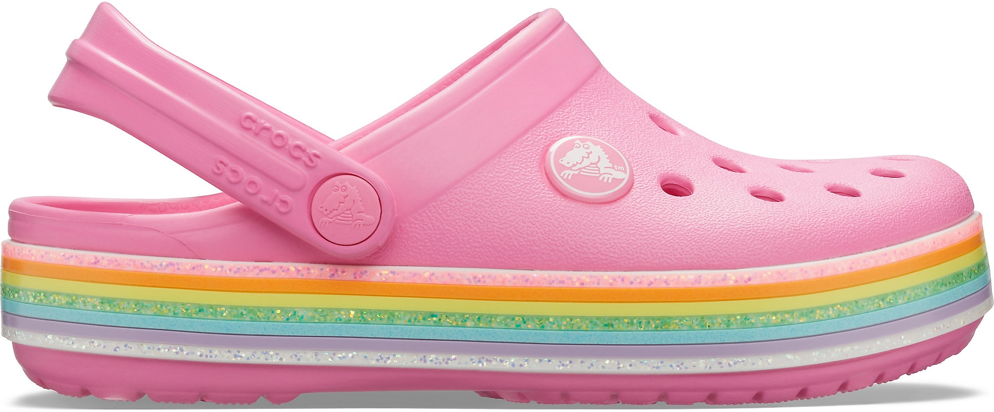 Кроксы Crocs Kids Crocband Rainbow Glitter Clog 206151-669-C6 22-23 13.2 см Pink Lemonade
Кроксы Crocs Kids Crocband Rainbow Glitter Clog 206151-669-C6 22-23 13.2 см Pink Lemonade