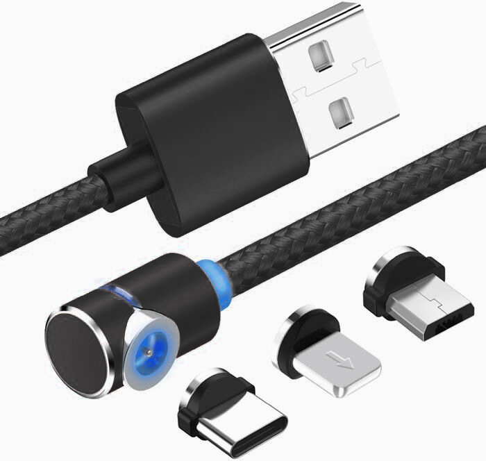 Магнитный кабель USB XoKo SC-370 Magneto Game Black 3 в 1 - Lightning, Micro USB, Type-C 1 м (SC-370MGNT-BK)
Магнитный кабель USB XoKo SC-370 Magneto Game Black 3 в 1 - Lightning, Micro USB, Type-C 1 м (SC-370MGNT-BK)