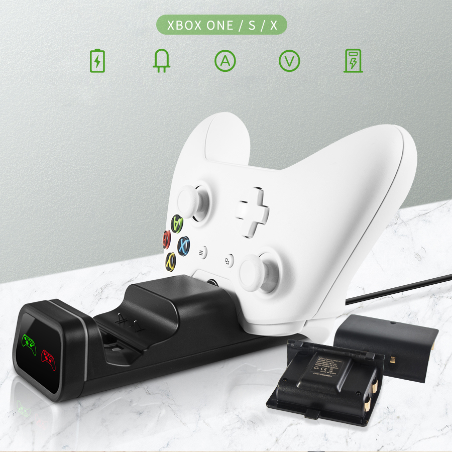 Двойная зарядная dock станция DOBE подставка для геймпадов Xbox One X / Xbox One S / Xbox One c LED индикаторами о статусе зарядки
Двойная зарядная dock станция DOBE подставка для геймпадов Xbox One X / Xbox One S / Xbox One c LED индикаторами о статусе зарядки