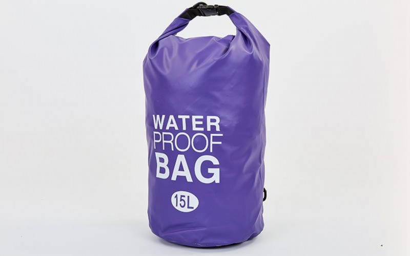 Водонепроницаемый гермомешок с плечевым ремнем Waterproof Bag 15л TY-6878-15 Violet (PS03308)
Водонепроницаемый гермомешок с плечевым ремнем Waterproof Bag 15л TY-6878-15 Violet (PS03308)