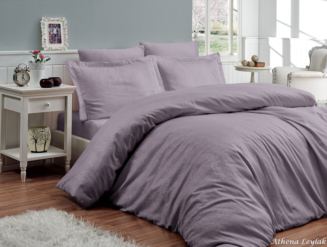 Комплект постельного белья First Choice Satin Jacquard Cotton Евро сатин-жаккард арт.Athena Leylak
Комплект постельного белья First Choice Satin Jacquard Cotton Евро сатин-жаккард арт.Athena Leylak