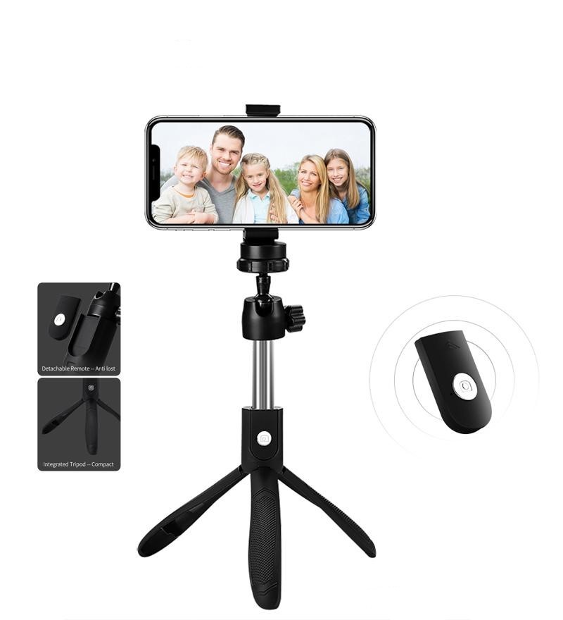 Универсальный штатив тренога для телефона Selfie Stick К05 Bluetooth селфи палка с пультом Черный
Универсальный штатив тренога для телефона Selfie Stick К05 Bluetooth селфи палка с пультом Черный