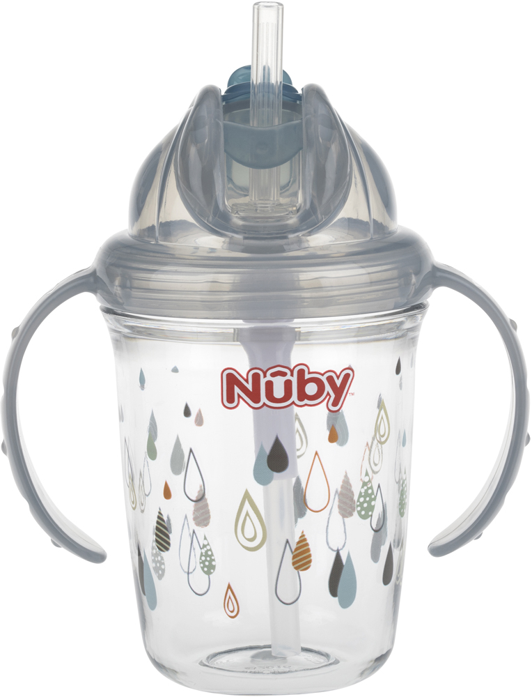 Тритановый поильник Nuby с трубочкой непроливайкой и колпачком 240 мл от 12 месяцев (NV0414017grey)
Тритановый поильник Nuby с трубочкой непроливайкой и колпачком 240 мл от 12 месяцев (NV0414017grey)