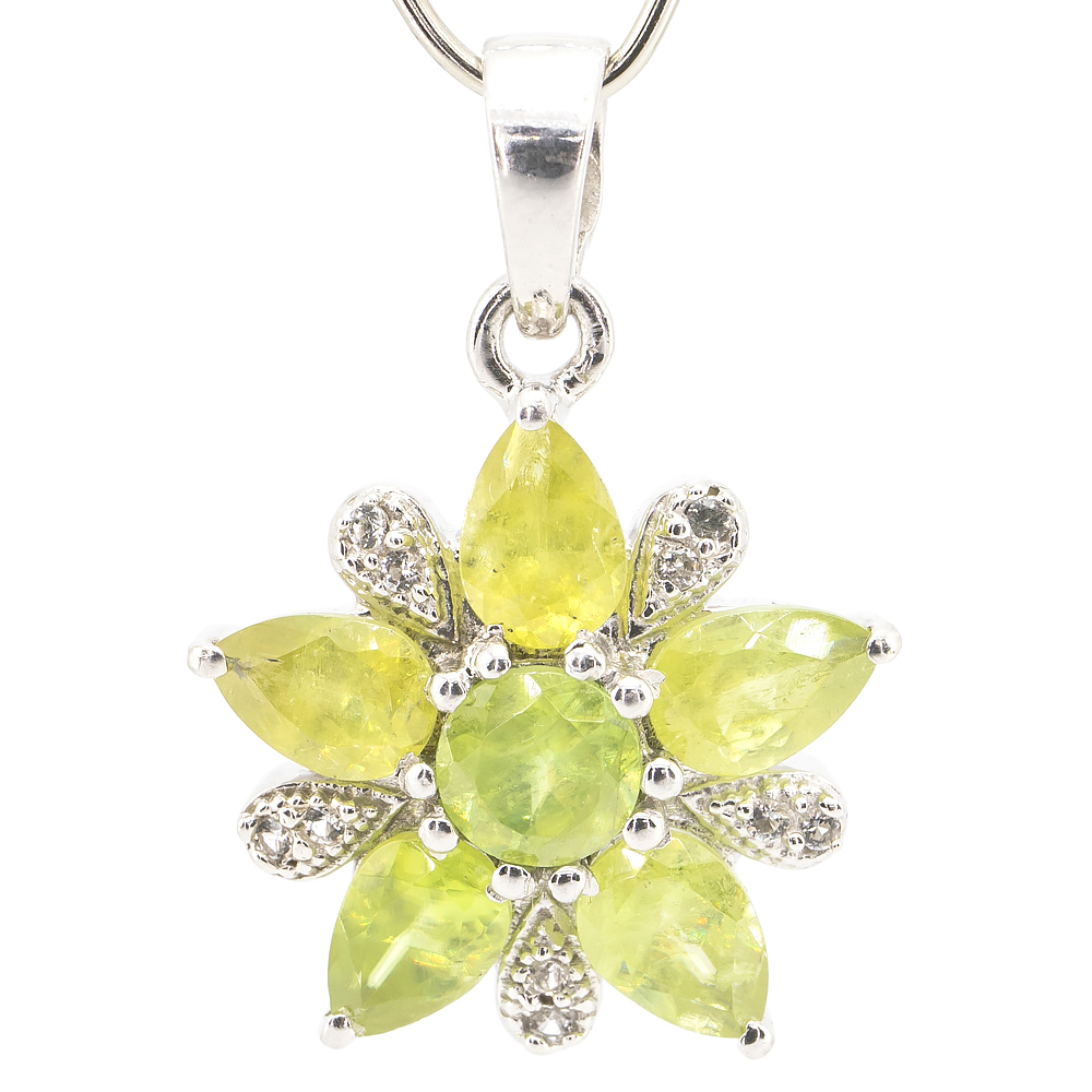 Серебряная подвеска 925пр 3,13г с норвежскими Сфенами AAA, топаз. 3,1к #203883.
Серебряная подвеска 925пр 3,13г с норвежскими Сфенами AAA, топаз. 3,1к #203883.