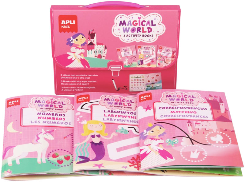 Портфель Apli Kids с игровыми книгами-заданиями Волшебные миры (18246) (8410782182467)
Портфель Apli Kids с игровыми книгами-заданиями Волшебные миры (18246) (8410782182467)