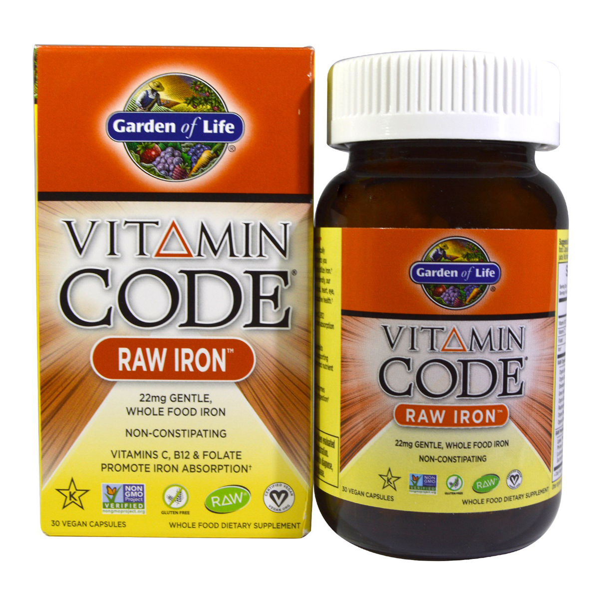 Минералы Garden of Life Сырое Железо с Витаминами и Пробиотиками Vitamin Code 30 гелевых капсул
Минералы Garden of Life Сырое Железо с Витаминами и Пробиотиками Vitamin Code 30 гелевых капсул