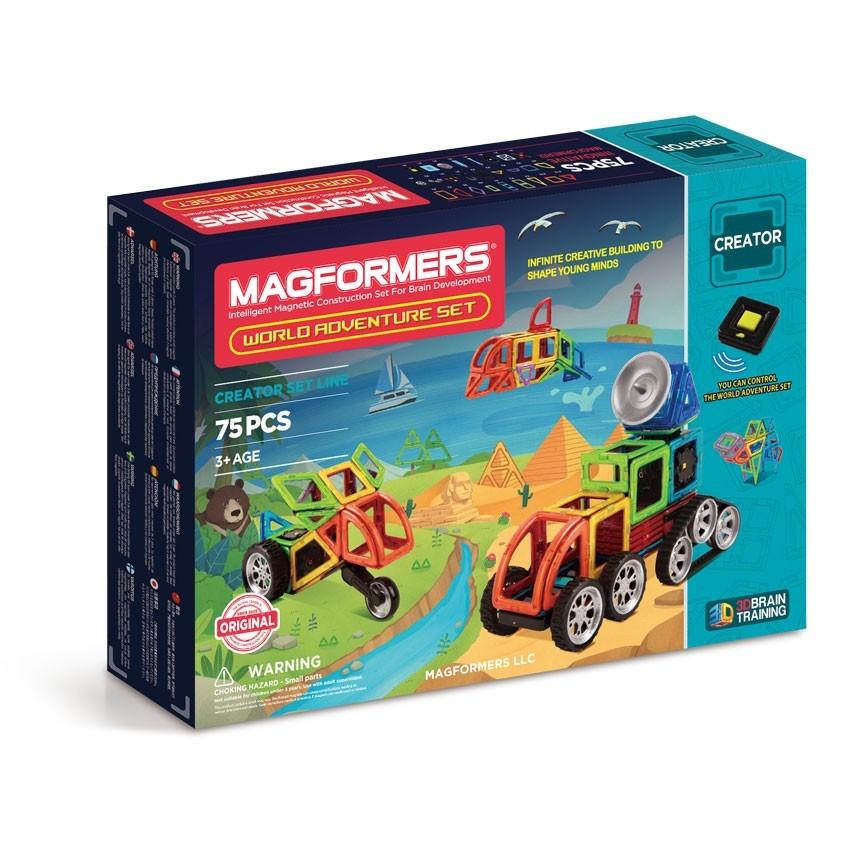 Магнитный конструктор Кругосветное путешествие, 75 эл., Magformers
Магнитный конструктор Кругосветное путешествие, 75 эл., Magformers