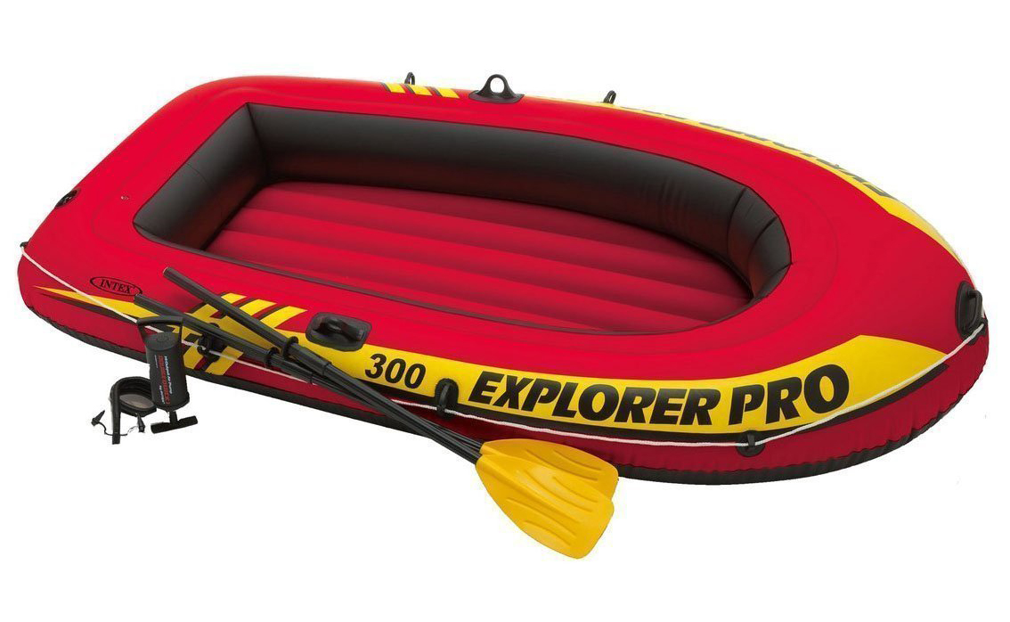 Полутораместная надувная лодка Intex 58358 Explorer Pro 300 Set с веслами и насосом
Полутораместная надувная лодка Intex 58358 Explorer Pro 300 Set с веслами и насосом