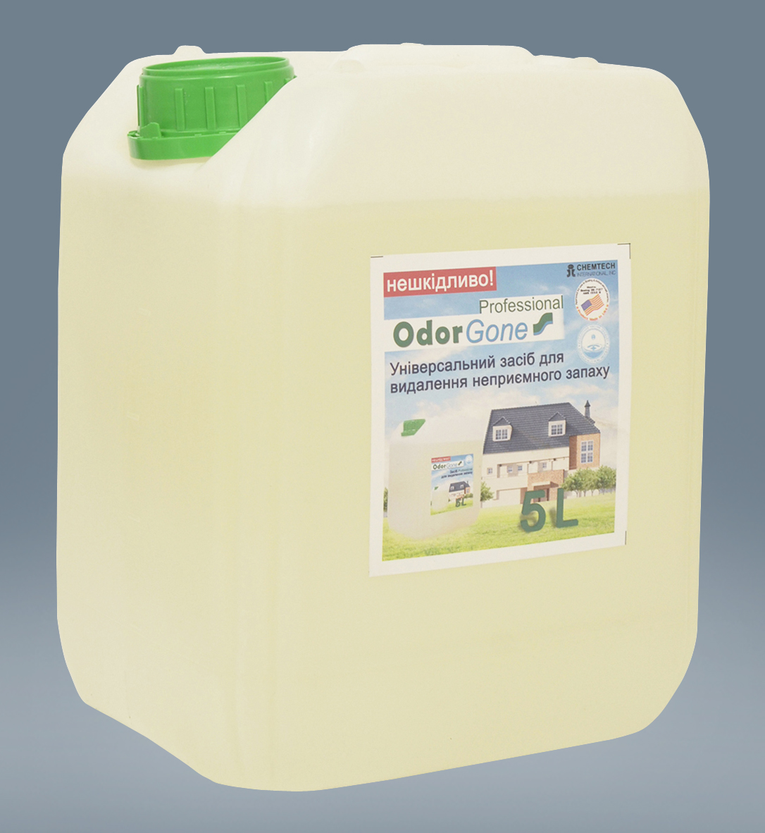 Универсальный нейтрализатор неприятных запахов Chemtech International OdorGone Professional for Home 5 л
Универсальный нейтрализатор неприятных запахов Chemtech International OdorGone Professional for Home 5 л